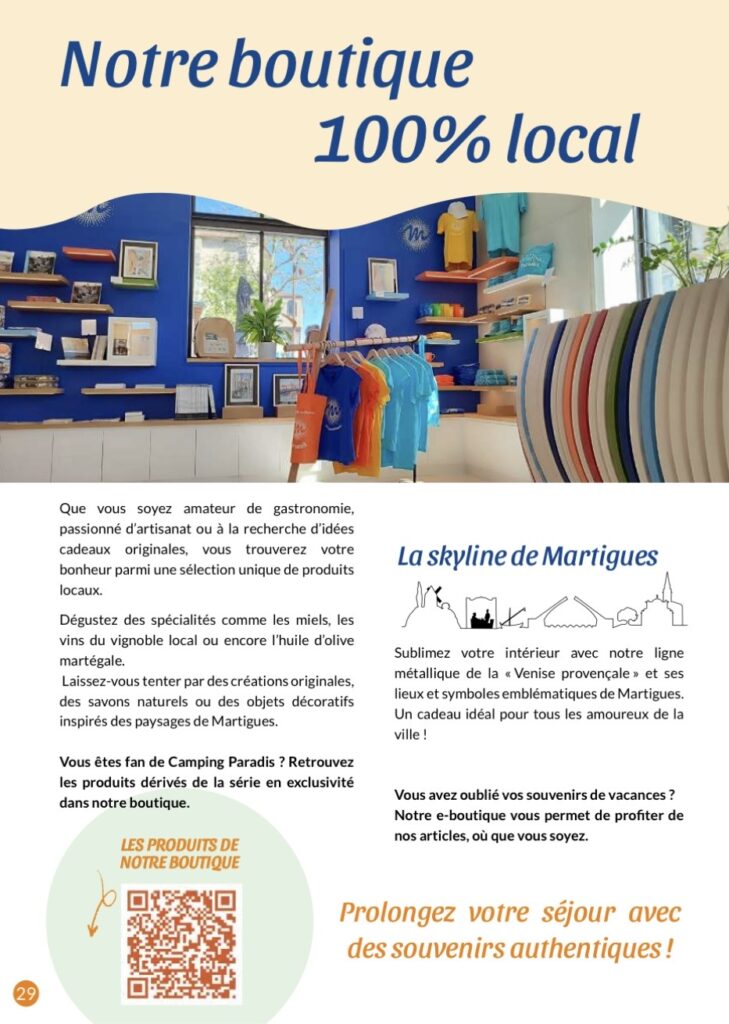 Skyline de Martigues en vente à l'office de tourisme