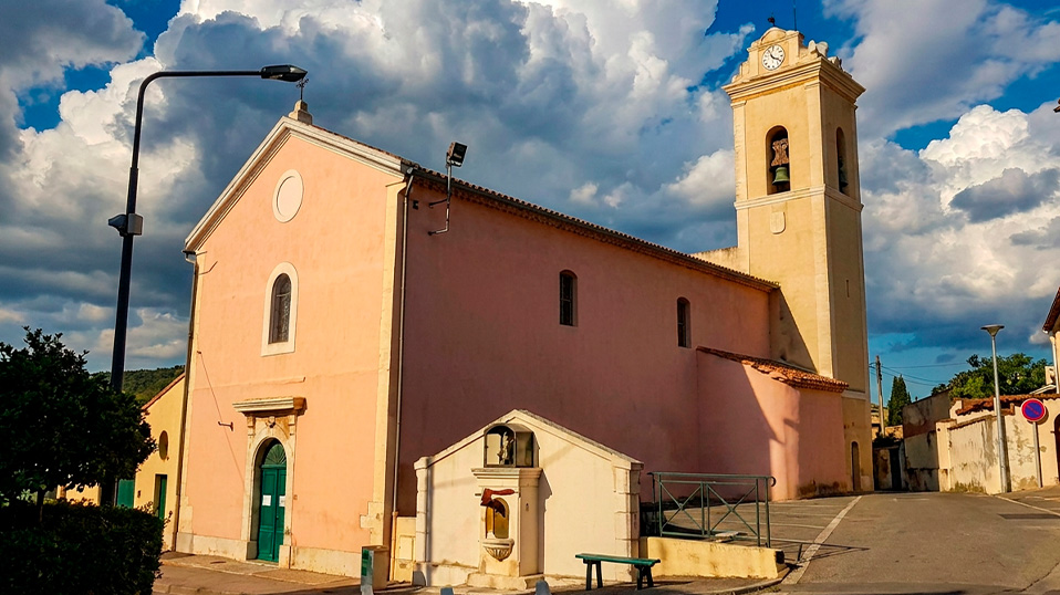 église sainte anne le rove skyline horizon by graphic design skyline Côte Bleue Le Rove